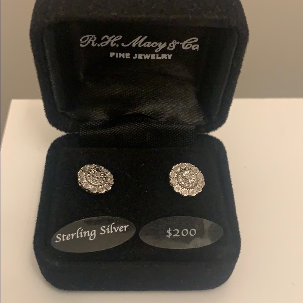 Beautiful pair of CZ earrings